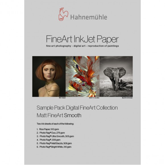 Hahnemühle Sample Pack Matt FineArt Smooth A4 - 12 Sheets